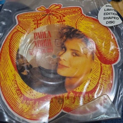 Paula Abdul - Knocked Out - Used Vinyl Record 7 - 85 - Y5783z picture disk - Image 1 of 2