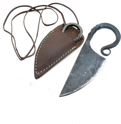 Hand Forged Celtic Knife's Hardened Vintage Art Collection Vintage Camping Knife - Image 1 of 4