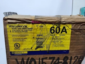 Square D H362AWKVW (CAJA NUEVA SELLADA) - Imagen 1 de 3
