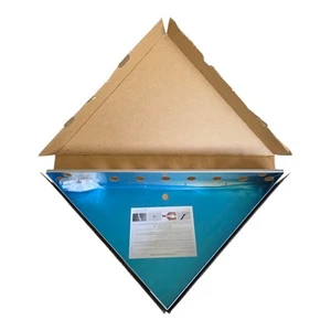 Floating Corner Shower Bench Kit - 17"x17"x24" - Customizable Corner Seating - Picture 1 of 13