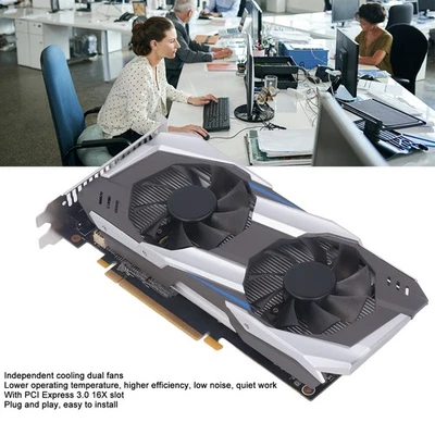 GTX1060 6GB DDR5 Graphics Card 192bit Support DVI DP HD Multimedia Interface - Image 1 of 4