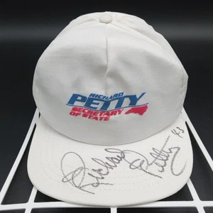 Signed Richard Petty Hat Secretary Of State Snapback Cap One Size Made In USA - Picture 1 of 7