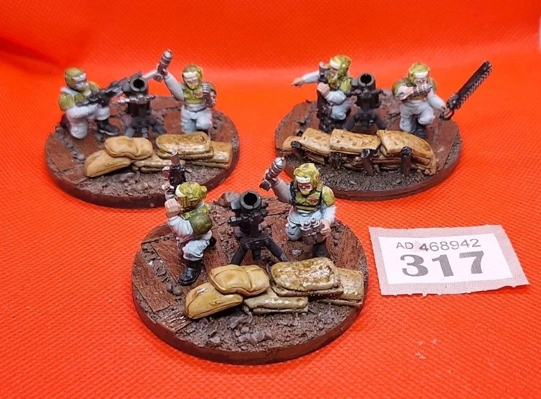 Warhammer 40k Cadian Heavy Weapons Squad Imperial Guard Astra Militarum - Image 1 of 4