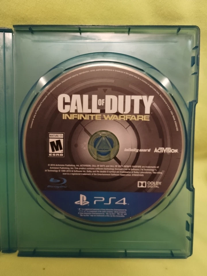 Call of Duty: Infinite Warfare (PlayStation 4, 2016) Disco solo probado funcionando  Foto 1 de 1