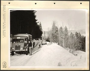 COL DE FRANCE BESANCON MORTEAU LE LOCLE CABLE TELEPHONE GRANDE PHOTO V 1950 - Picture 1 of 1
