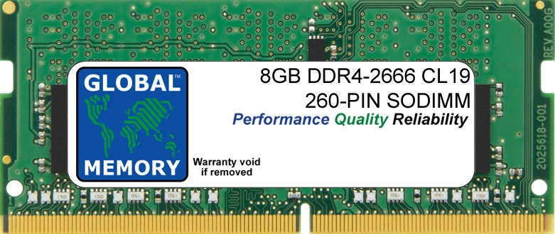 8GB 1x8GB DDR4 2666MHz PC4-21300 260-PIN SODIMM MEMORY RAM 27" IMAC (2019/2020) - Image 1 of 1