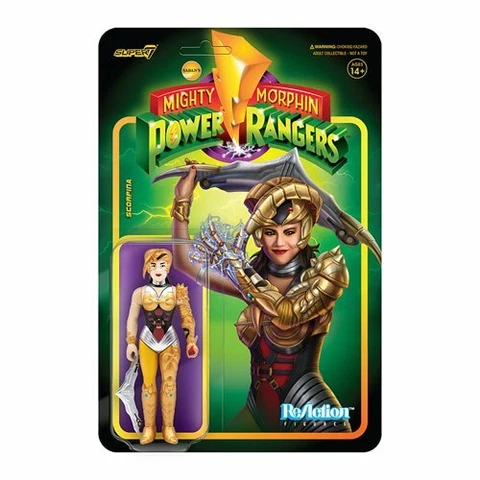 Scorpina Mighty Morphin Power Rangers Super 7 Reaction Figure Cover