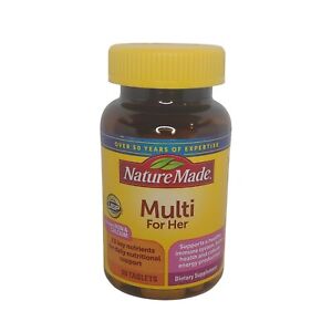 Nature Made Multi For Her, 90 Tablets, Women's Multivitamin with Iron & Calcium