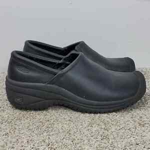 Keen Utility Slip Resistant Shoes Comfort Leather EVA Midsole Slip On Womens 9.5
