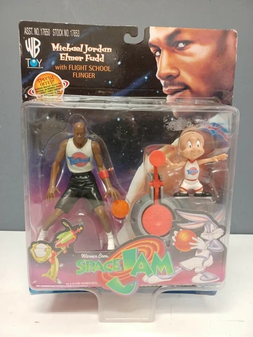 Playmates Space Jam Michael Jordan & Elmer Fudd Figure Sealed 17653 Cover