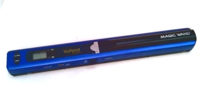 VuPoint~Magic Wand~Portable Handheld Scanner~PDS-ST415BU-VP~Blue~Working - Image 1 of 4