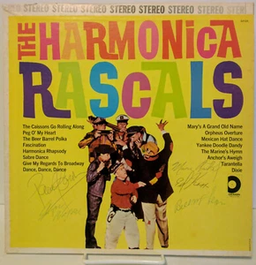 The Harmonica Rascals Self Titled, Design Records SDLP-224 SIGNED LP VG+/NM - Imagen 1 de 7