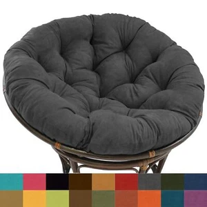 Microsuede Indoor Papasan Cushion (44-inch, 48-inch, or - Picture 1 of 100
