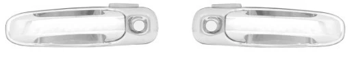 Manijas de puerta delanteras L & R cromadas para Dodge Ram / Dakota y Mitsubishi Raider Foto 1 de 1