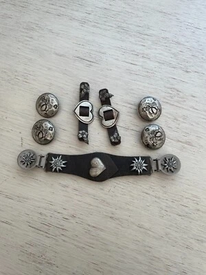 Trachten Knöpfe Trachtenknöpfe Accessoires Nähen Bluse Socken 7 Teile - Bild 1 von 2