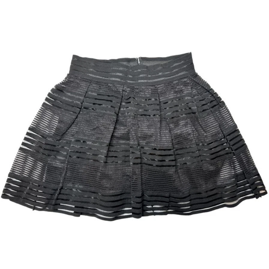 Torrid Mesh A-Line Pleated Whimsigoth Sheer Y2K Night Out Sz 4X Witchy Skirt  - Image 1 of 4