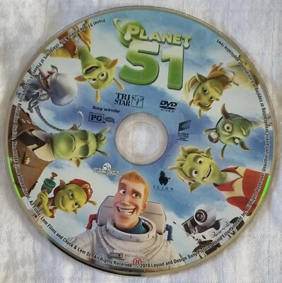 * Planet 51 • DVD • Johnson Biel Long Oldman Cleese Scott • FREE postage!! - Image 1 of 2