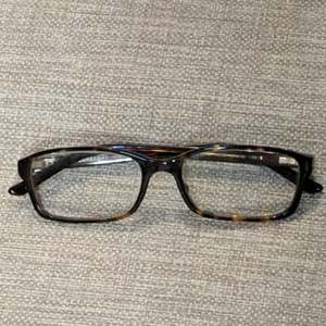 Burberry Tortoise Rectangular Lucite Glasses Italy B2073 3002 53 16 135 No Case - Picture 1 of 13