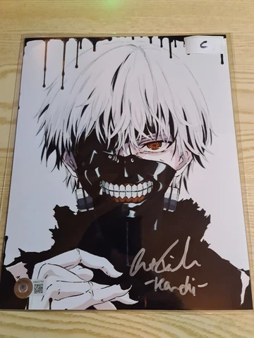 Austin Tindle, Kaneki, Tokyo Ghoul Signed Autograph 8x10 Photo, Beckett COA, C Cover
