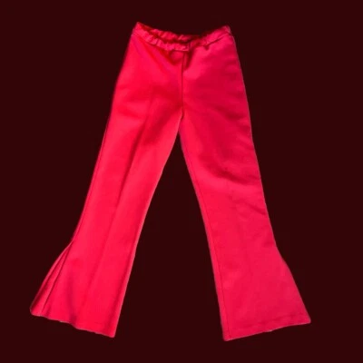 Vintage 1970s JCPenney Red Bell Bottoms - Image 1 of 4