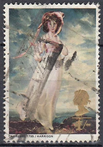 Reino Unido Inglaterra sellado Thomas Lawrence pintor arte pintura mujer /1985 - Imagen 1 de 1