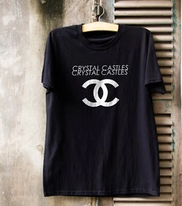 Crystal Castles Shirt, Crystal Castles Logo Black Unisex T-shirt Size S-5XL - Picture 1 of 5