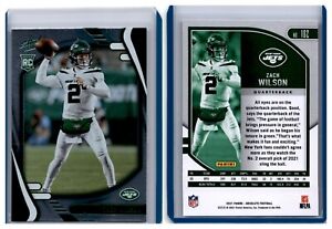 2021 Panini Absolute Football Green Retail Parallel #102 Zach Wilson Jets