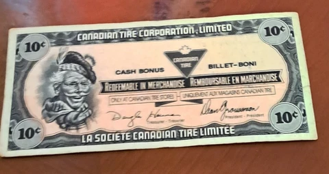 Argent Canadian Tire 10 Cents E0250919 1989 Cover