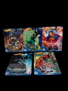 DC Hot Wheels Premium Real Rides 1:64 Cars Full Set 1-5 New - Picture 1 of 2