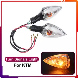 1 Paar Blinker Für 790 Duke 790 Adventure 990 Adventure/r 450 EXC Anzeigelicht - Picture 1 of 12