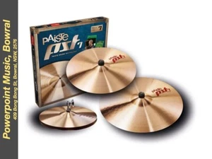 Paiste PST7 Universal Cymbal Set 14" Hats, 16" Crash, 20" Ride - Picture 1 of 2