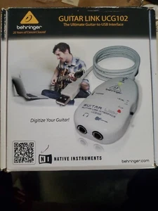 Behringer Guitar Link UCG102 Guitar to USB Interface Native Instruments New - Picture 1 of 4