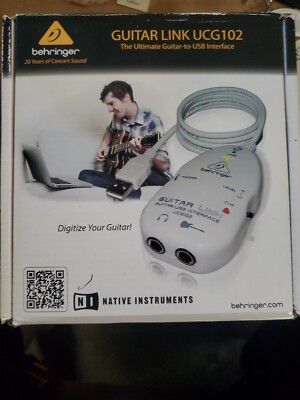 Behringer Guitar Link UCG102 Guitar to USB In...
