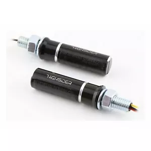 Luz trasera, luz de freno LED Highsider, unidad intermitente CONERO, negro - Imagen 1 de 4