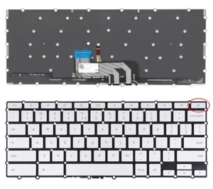 New Keyboard for ASUS Chromebook C434T C434TA-1A C433TA US English backlit - Picture 1 of 1
