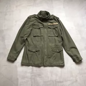 Vintage M65 US Army Schott Jacket Conmar Zipper War Olive 90s Military - Picture 1 of 11