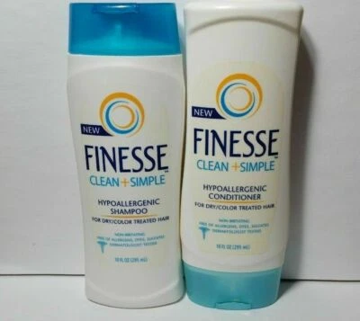 Finesse Clean Simple Hypoallergenic Color Treated (2) Shampoo (2) Conditioner - Image 1 of 4
