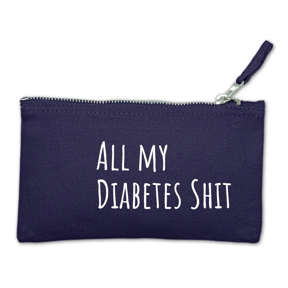Utensilientasche für Diabetes-Zubehör ALL MY DIABETES SHIT myDili Diabetes