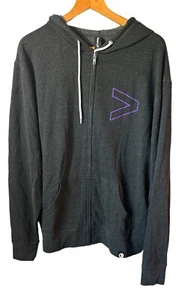 QuikFlip Hoodie mit durchgehendem Reißverschluss lässt sich in Kordelzugbeutel einklappen XL Accenture Logo - Bild 1 von 10