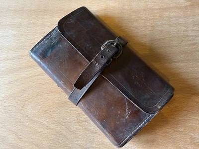 Vintage / Antique Hardy Bros Ltd Alnwick Leather Leader Fly Wallet - Image 1 of 4