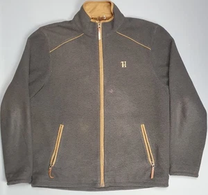 HARKILA Fleece Mens XL Brown Full Zip Hunting Outdoor Shooting Country - Picture 1 of 8