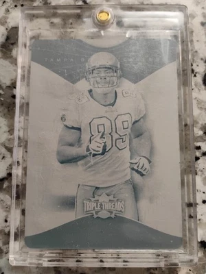 2009 Topps Triple Threads White Whale Plate Antonio Bryant #64 1/ - Image 1 of 2