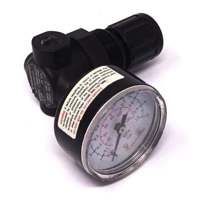 Pneumatic Regulator + Gauge R07-100-RNKG Norgren G1/8 0-10bar *Used* - Image 1 of 2