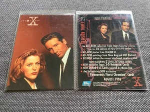 THE X-FILES SEASON 3 PREMIUM TRADING PROMO CARD P1 1996 TOPPS - Picture 1 of 1