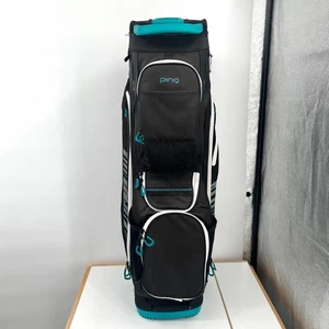 Ping Rhapsody Golf Cart Bag Black Women's 14-Way Top Dividers Single Strap - Picture 1 of 18