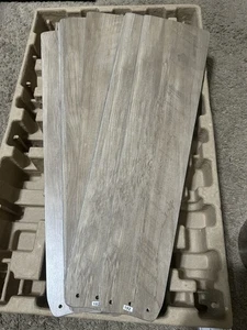 Hampton Bay Bayla 52 in. Brushed Nickel Ceiling Fan REPLACMENT PART "8x Blades" - Picture 1 of 4