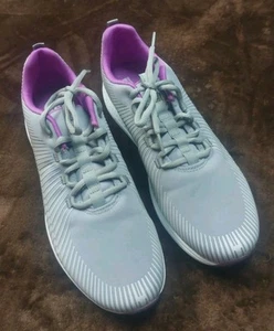 NEW Skechers Max Womens Ladies Golf Shoes Spikeless Size 11 Gray Purple No Box  - Picture 1 of 15