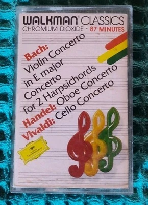 Bach/Handel/Nardini/Vivaldi Concertos Cassette Tape,Import,Germany,1966! - Image 1 of 2
