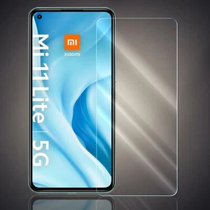 2 x film blindé pour Mi 11 Lite/Mi 11 Lite 5G verre véritable film de protection d'écran 9H - Photo 1 sur 6