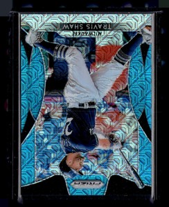2019 Panini Prizm Blue Mojo Prizm  197 Travis Shaw /399 Milwaukee
